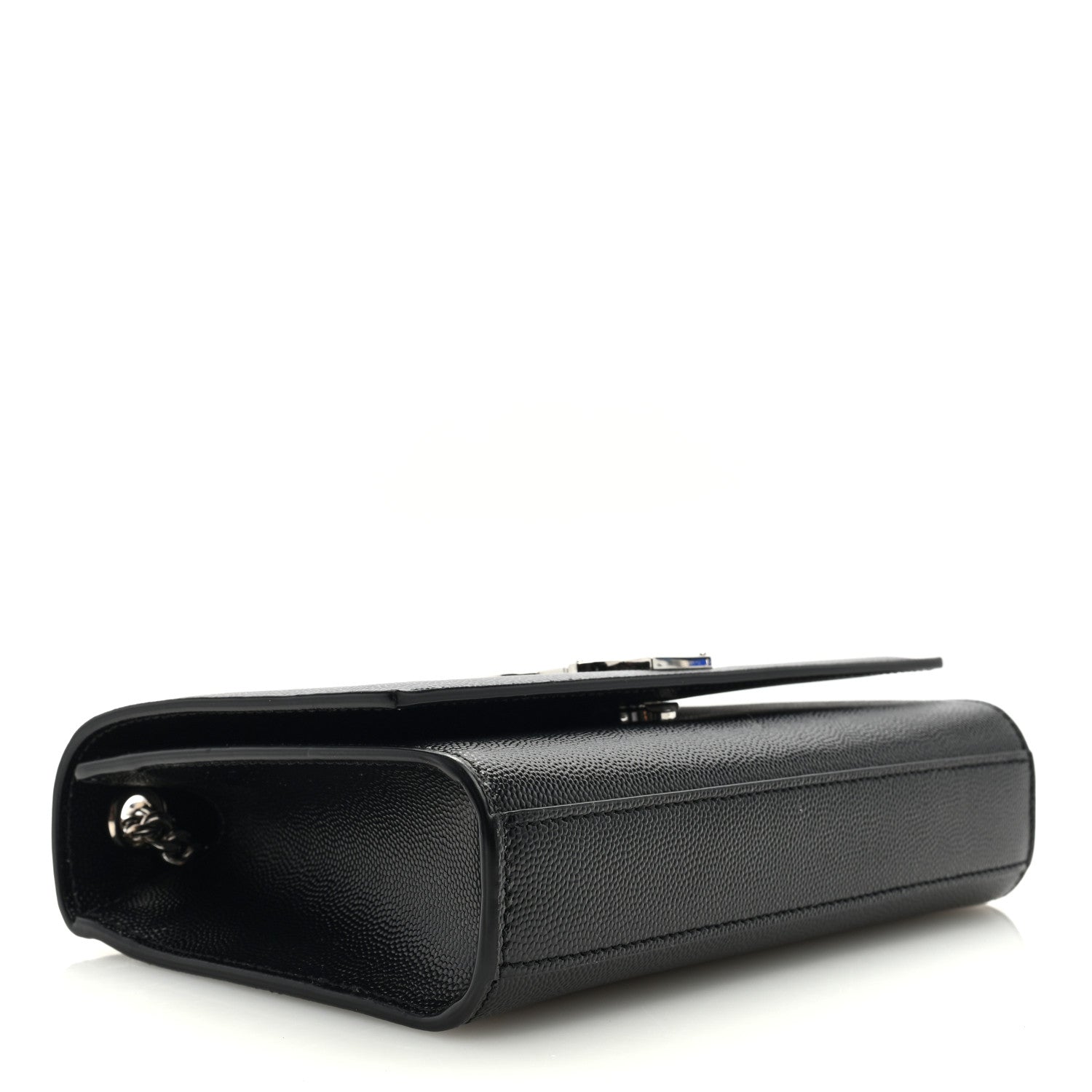 Saint Laurent SAINT LAURENT Grain De Poudre Small Monogram Kate Satchel Black 4 of 9