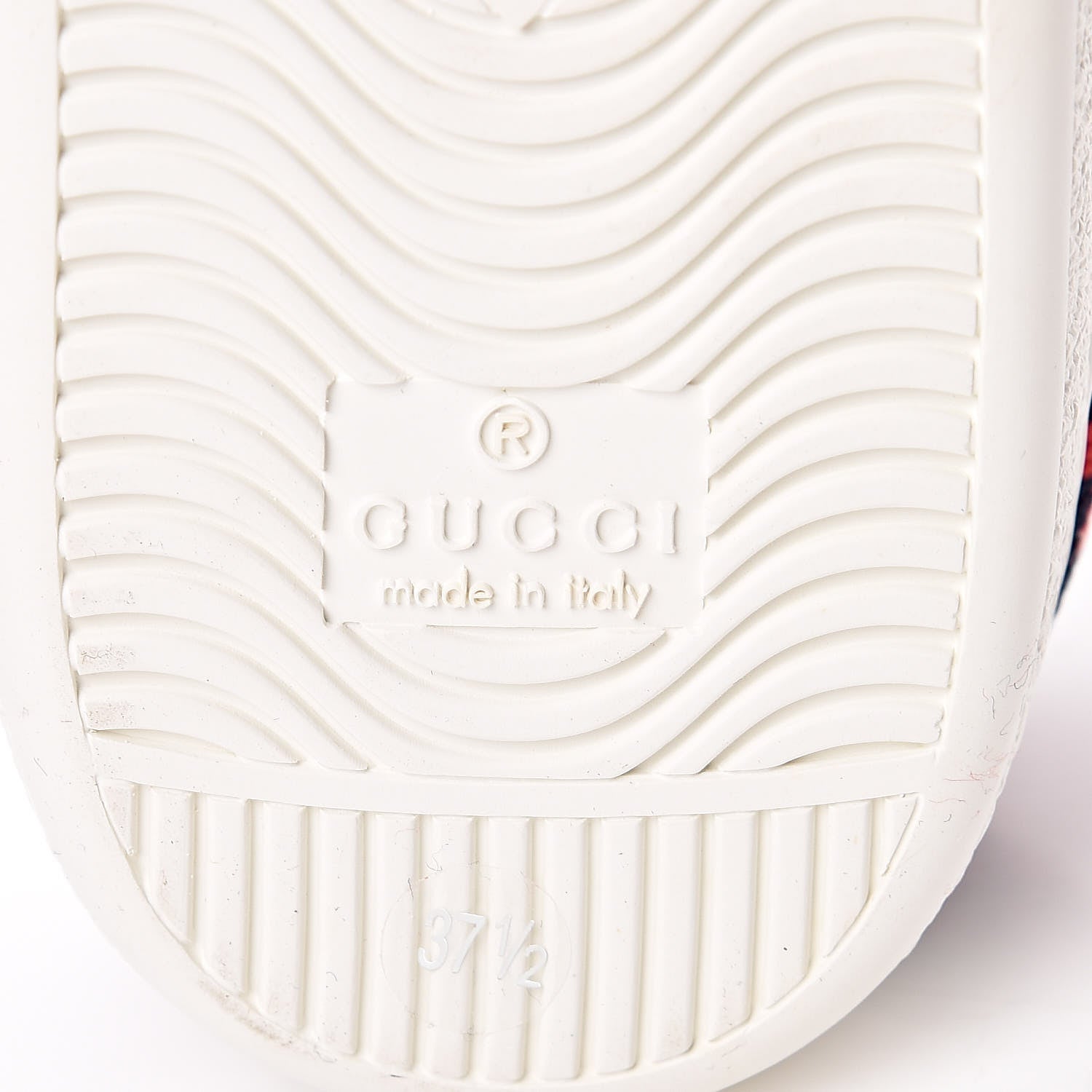 Gucci Terry Cloth GG Monogram Web Womens Ace Sneakers 37.5 Blue Red 7 of 9