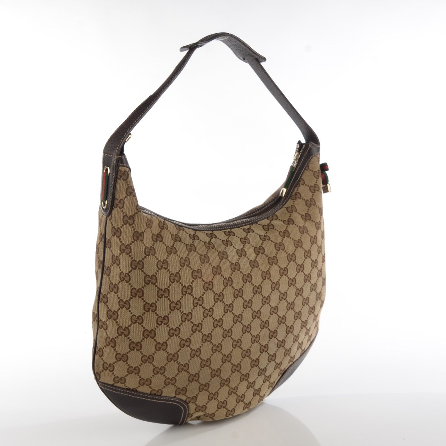 Monogram Large Princy Hobo Dark Brown
