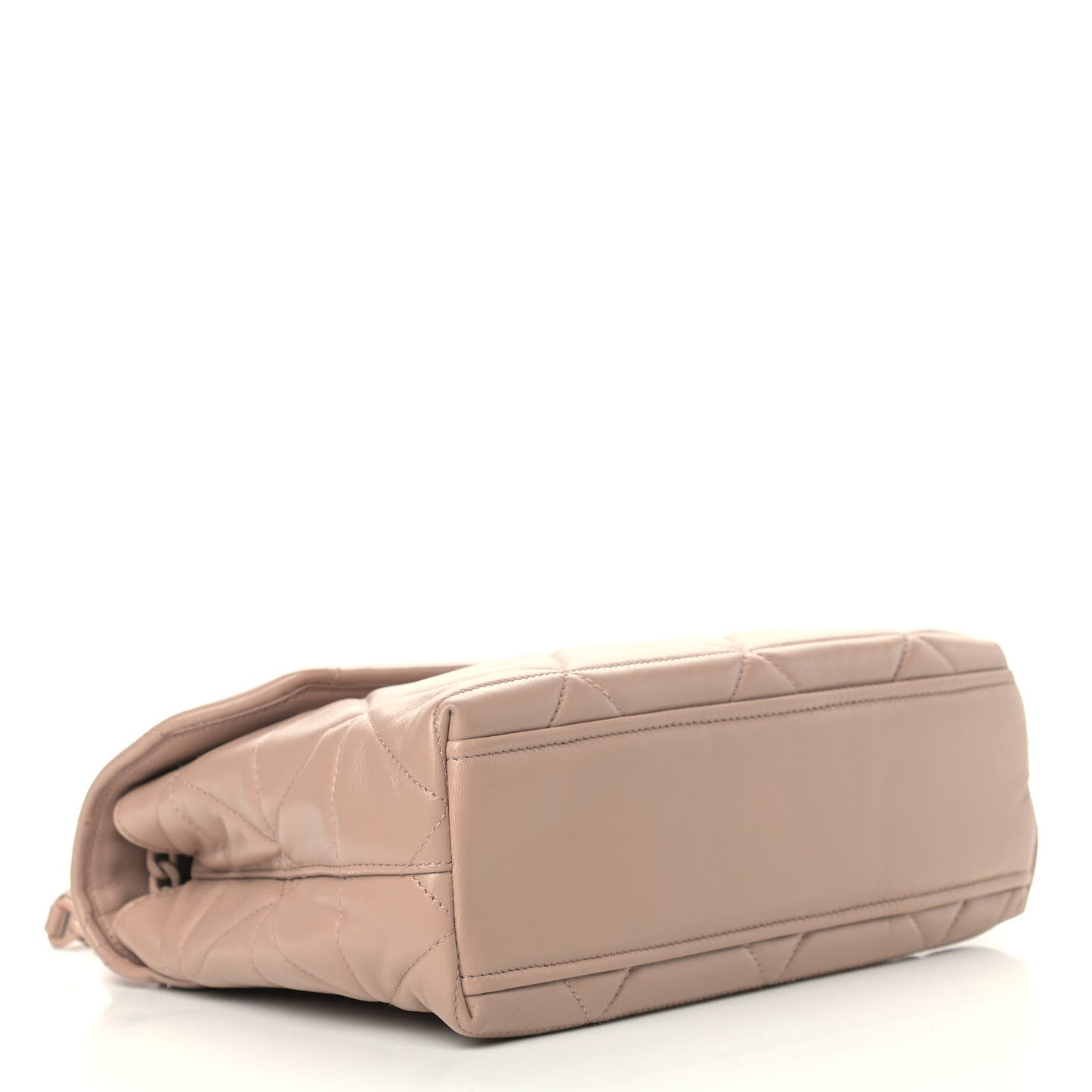 Nappa Triangle Stitched Large Spectrum Bag Cipria