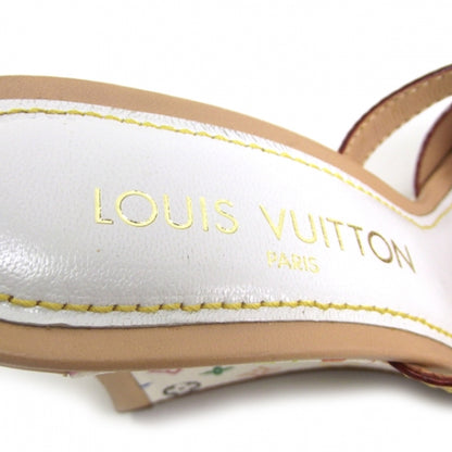 Louis Vuitton Monogram Multicolor Wedges 37.5 White 5 of 7