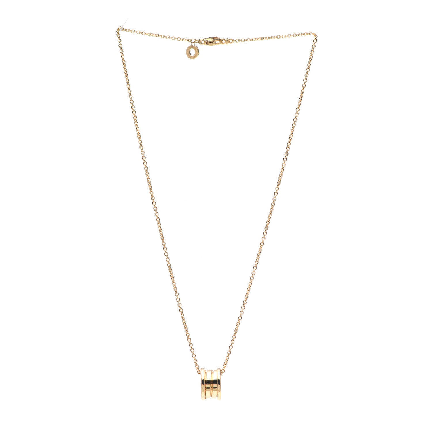 Bulgari 18K Yellow Gold B.Zero1 Pendant Necklace 3 of 5