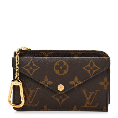 Louis Vuitton Monogram Recto Verso Card Holder Black 1 of 7