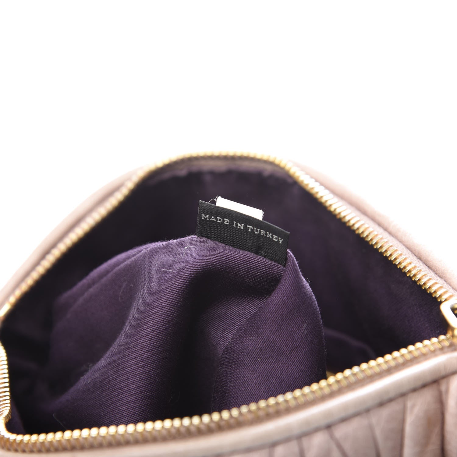 Miu Miu Vitello Lux Matelasse Shoulder Bag Mughetto 7 of 13