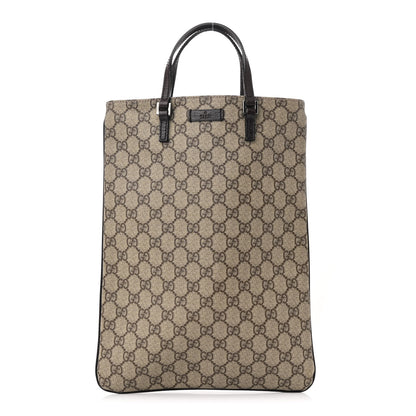 Gucci GG Plus Monogram Flat Vertical Tote Dark Brown 1 of 11