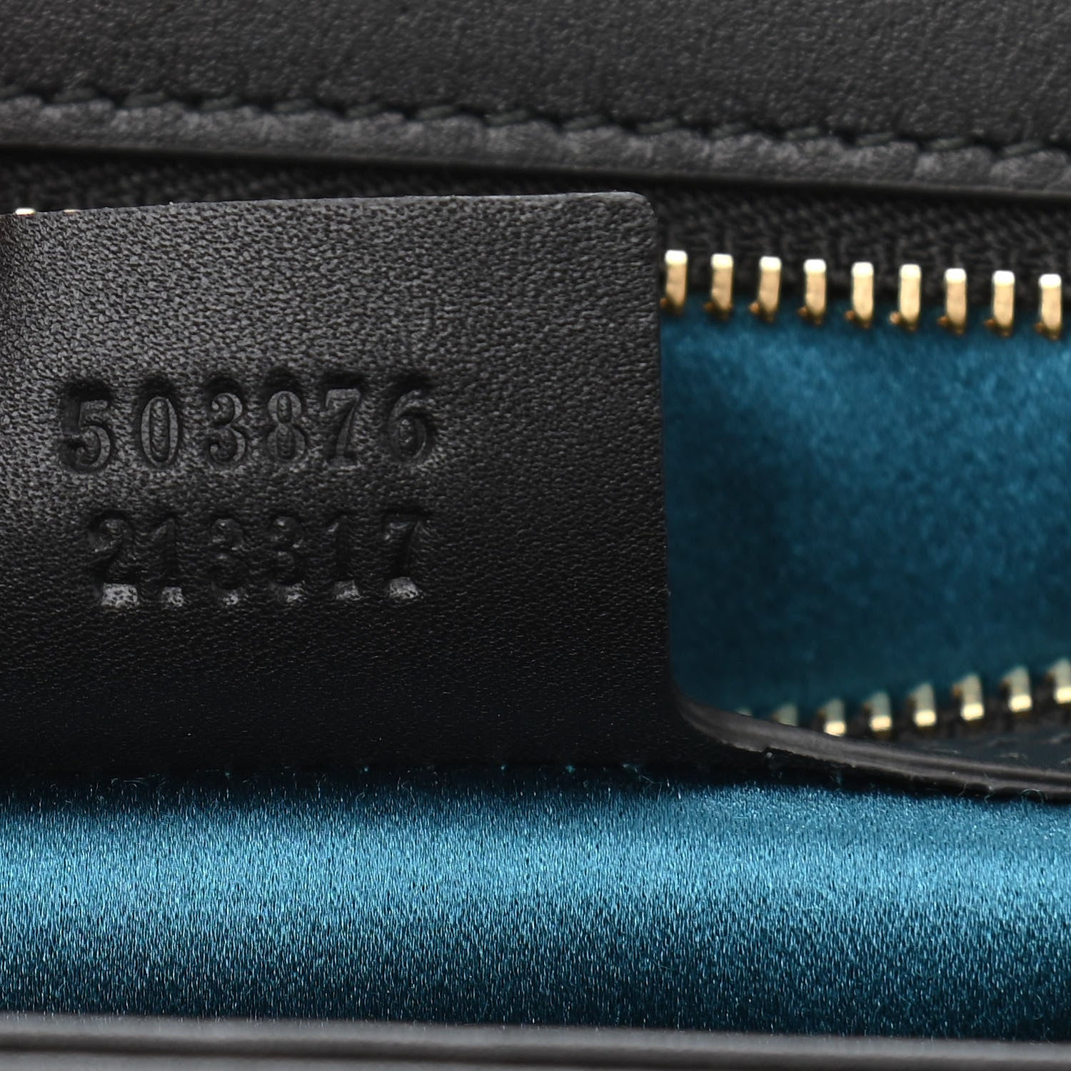 Gucci Suede Patent Web Dragon Embroidered Medium Ophidia Chain Shoulder Bag Blue Black 7 of 10
