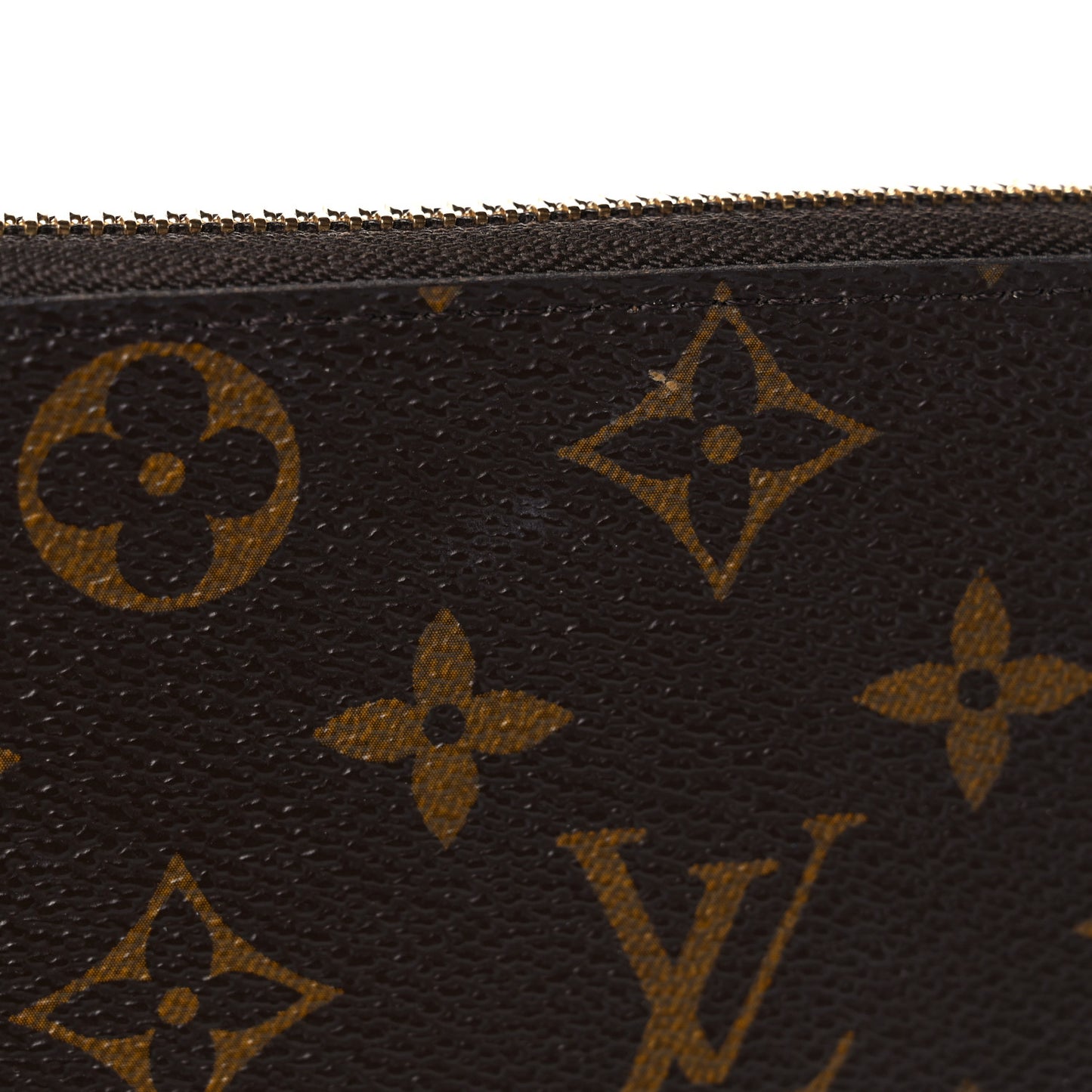 Monogram Clemence Wallet Rose Ballerine