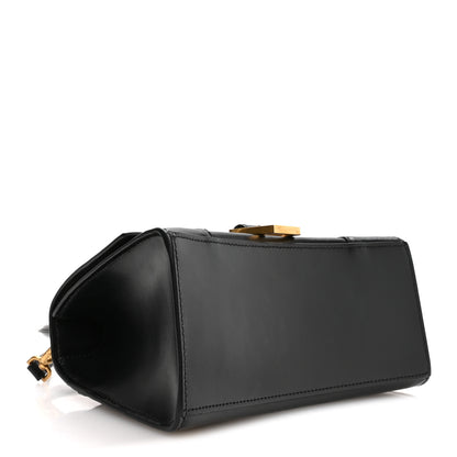 Balenciaga Shiny Box Calfskin Small Hourglass Top Handle Bag Black 4 of 11