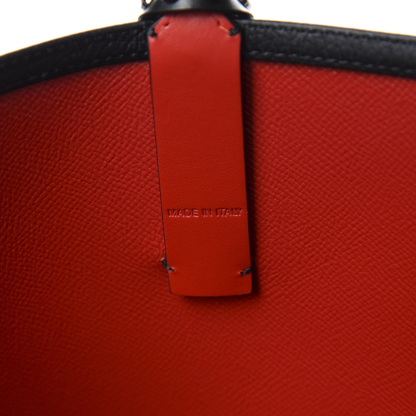 Calfskin Spikes East West Cabata Tote Black