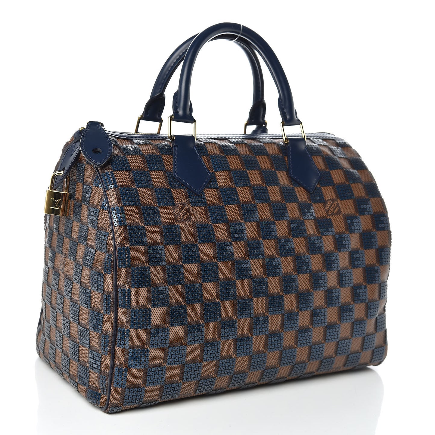Damier Paillettes Speedy 30 Blue