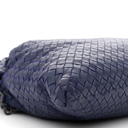 Bottega Veneta Nappa Intrecciato Medium Convertible Tote Baltic Blue 10 of 12