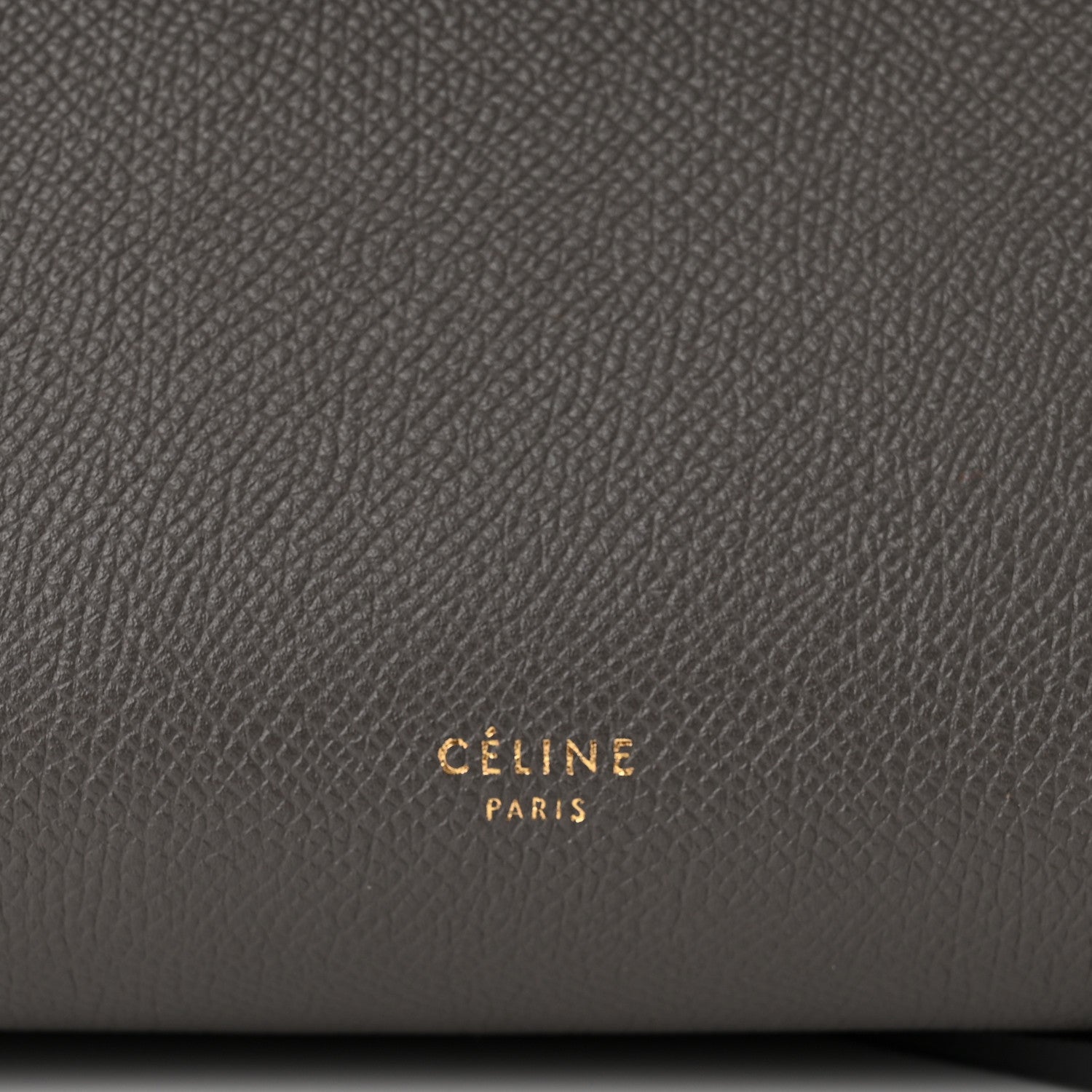 Celine Grained Calfskin Mini Belt Bag Grey 6 of 9