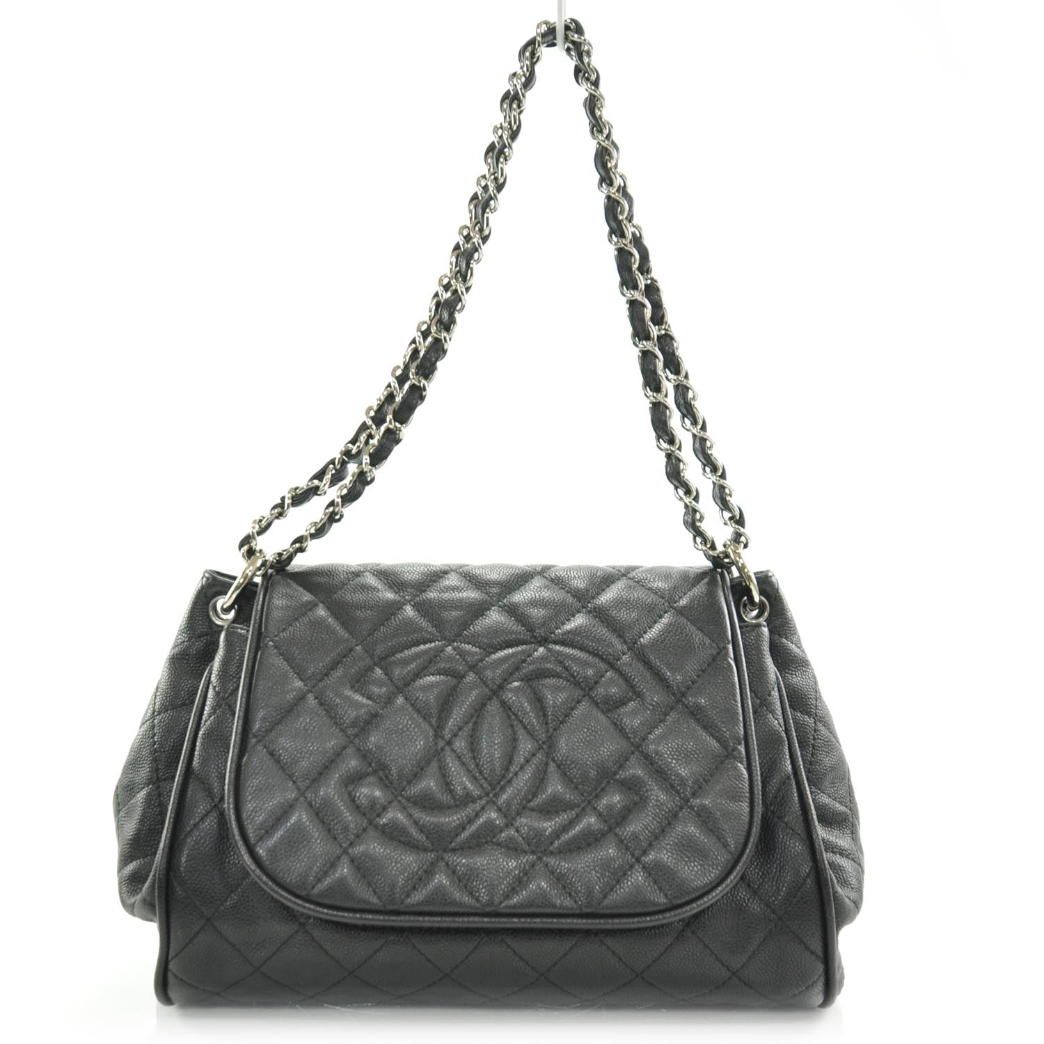 Chanel Caviar Quilted Timeless Accordion Flap Black 1 of 9