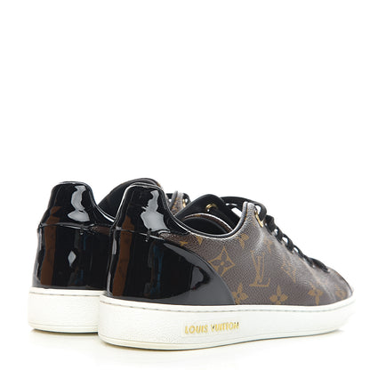 Louis Vuitton Patent Monogram Frontrow Sneakers 37.5 4 of 11
