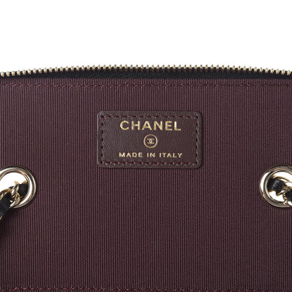Chanel Lambskin Quilted Small Vanity Case With Chain Black 8 of 11