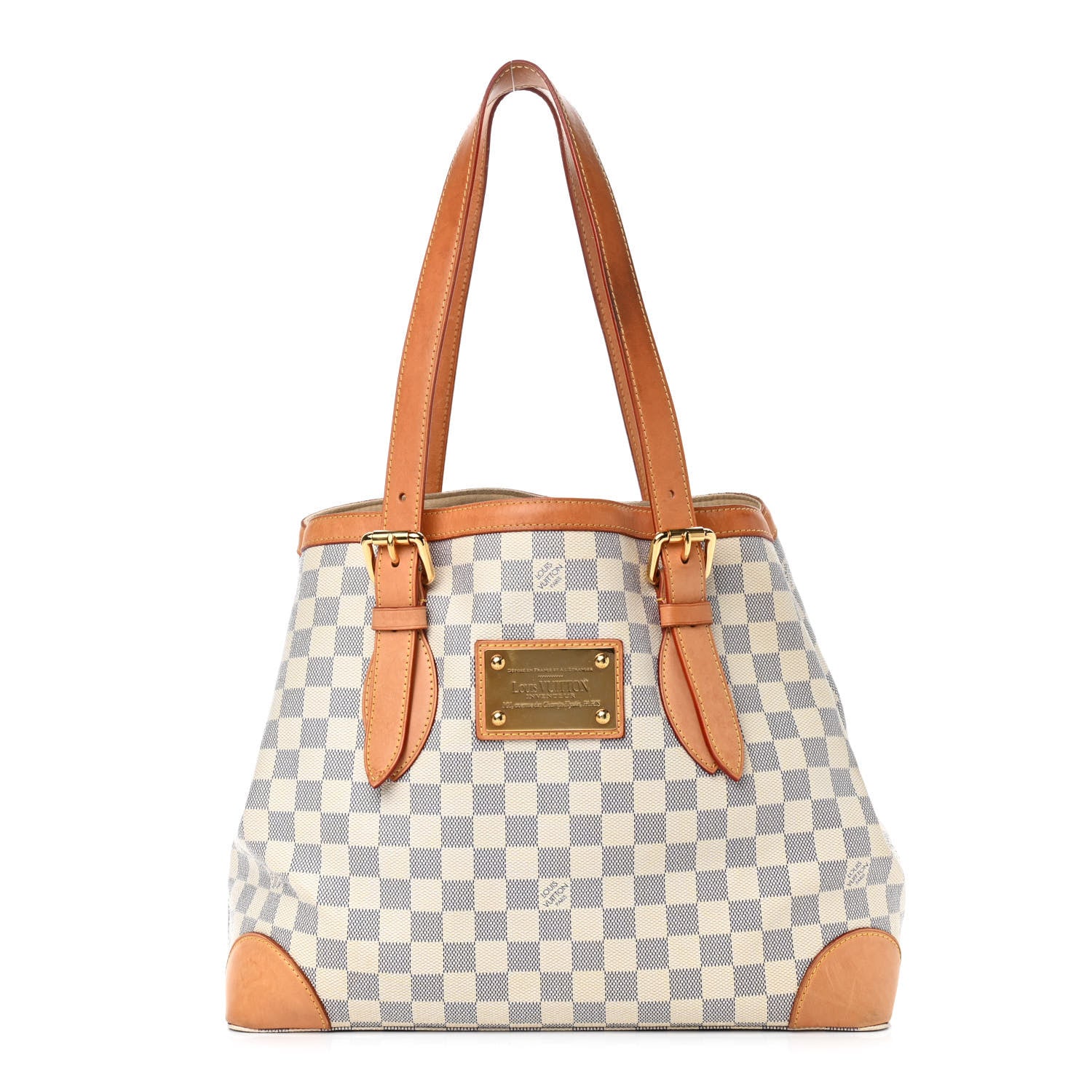 Louis Vuitton Damier Azur Hampstead MM 1 of 15