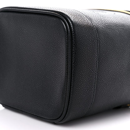 Chanel Caviar Vanity Cosmetic Case Black 10 of 13