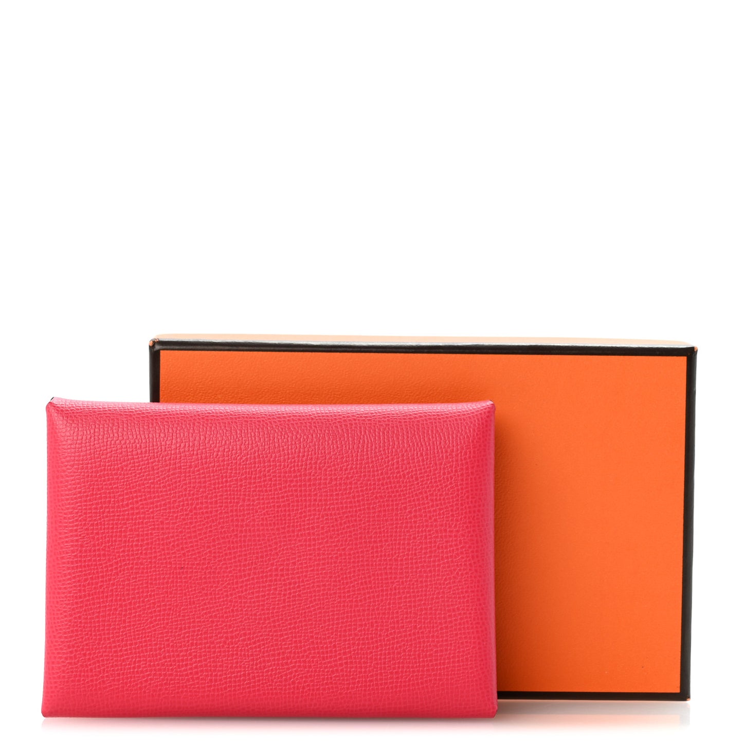 Epsom Calvi Duo Card Case Framboise