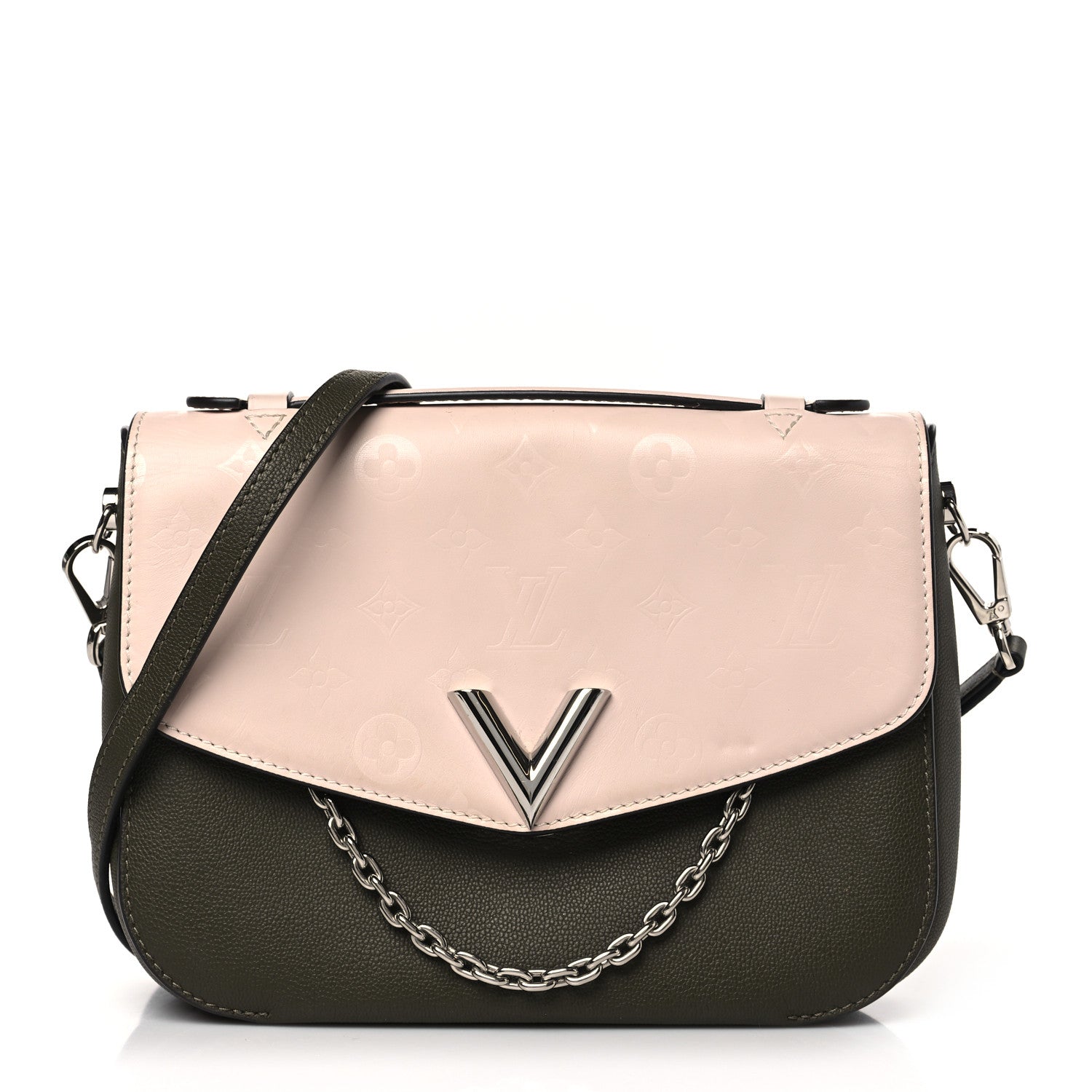 Louis Vuitton Calfskin Very Messenger Kaki 1 of 8