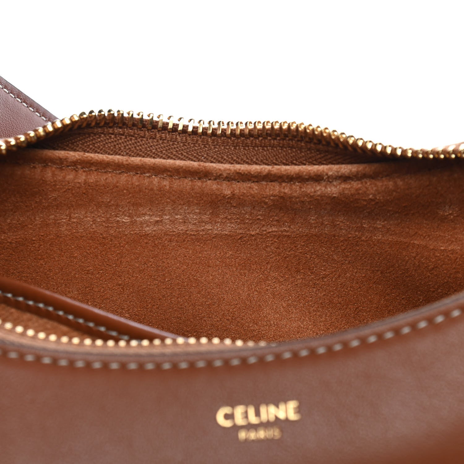 Celine Smooth Calfskin Medium Strap Ava Shoulder Bag Tan 10 of 10
