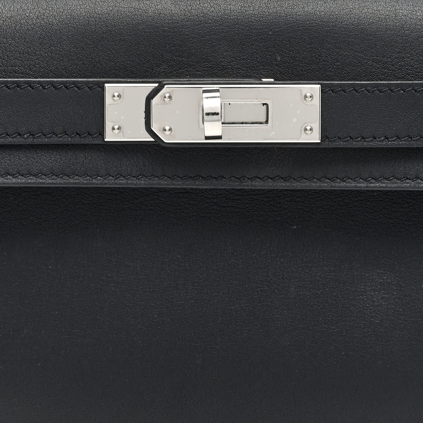 Swift Kelly Cut Clutch Pochette Black