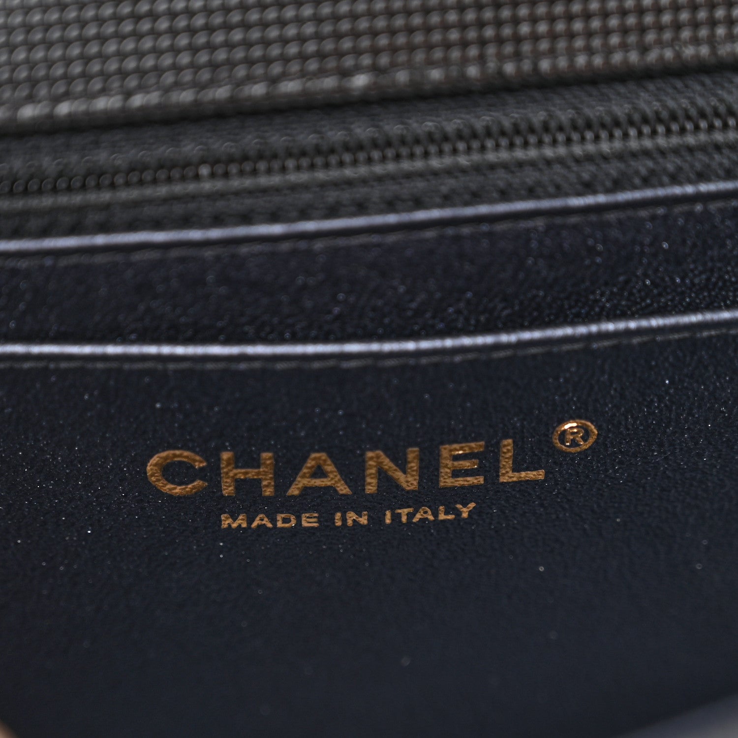Chanel Metallic Calfskin Quilted Pixel Effect Mini Rectangular Flap Black 5 of 8