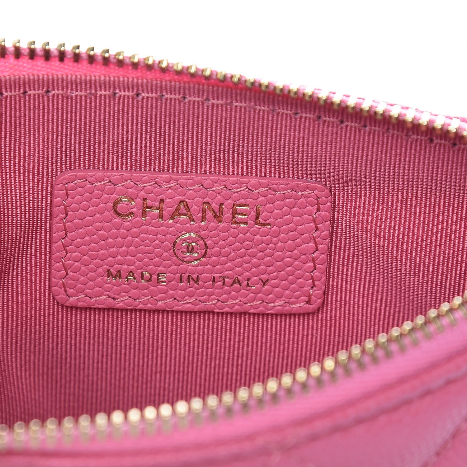 Chanel Caviar Quilted Small Cosmetic Case Pink 6 of 8