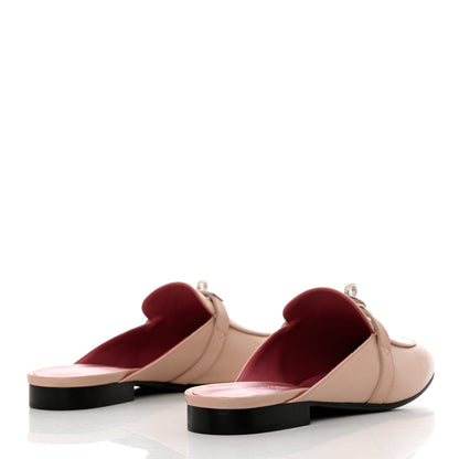 Hermes Goatskin Oz Mules 38 Beige Nude 4 of 10