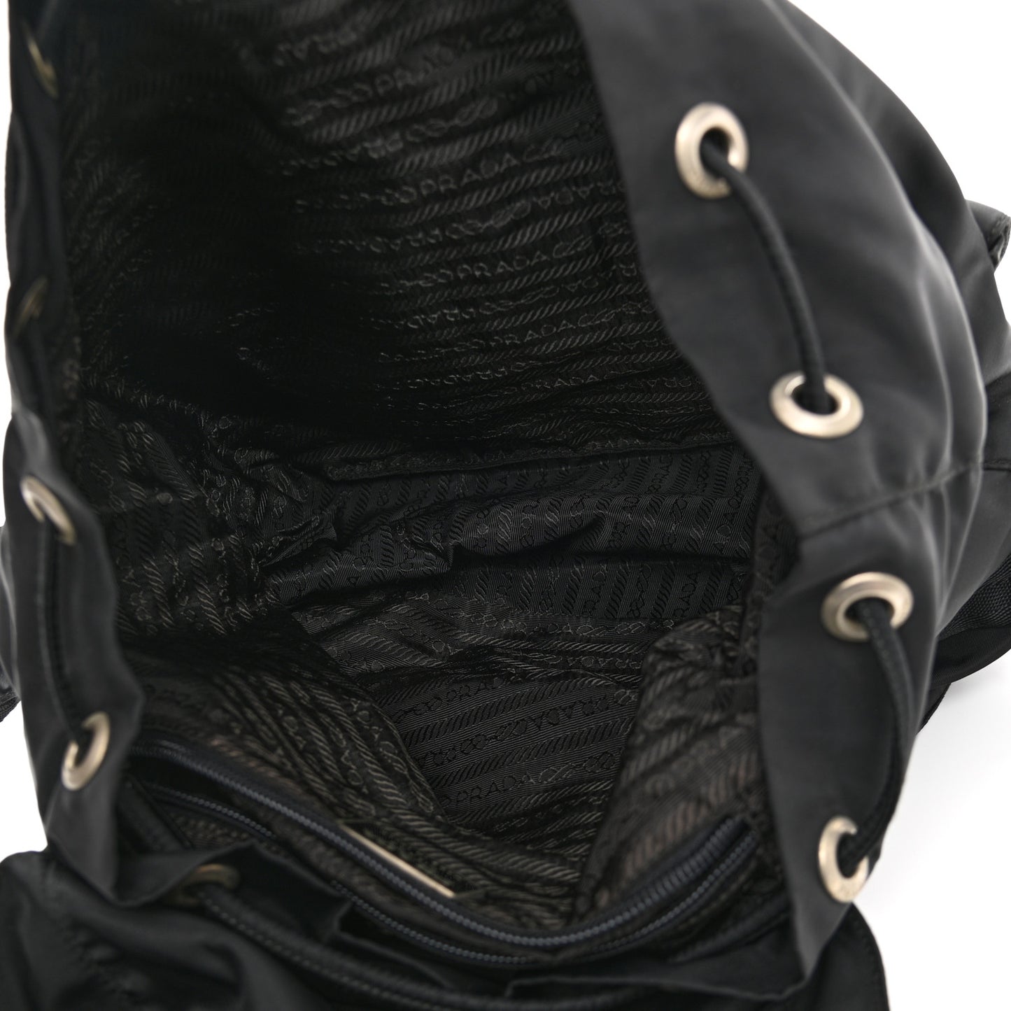 Nylon Vela Medium Backpack Black