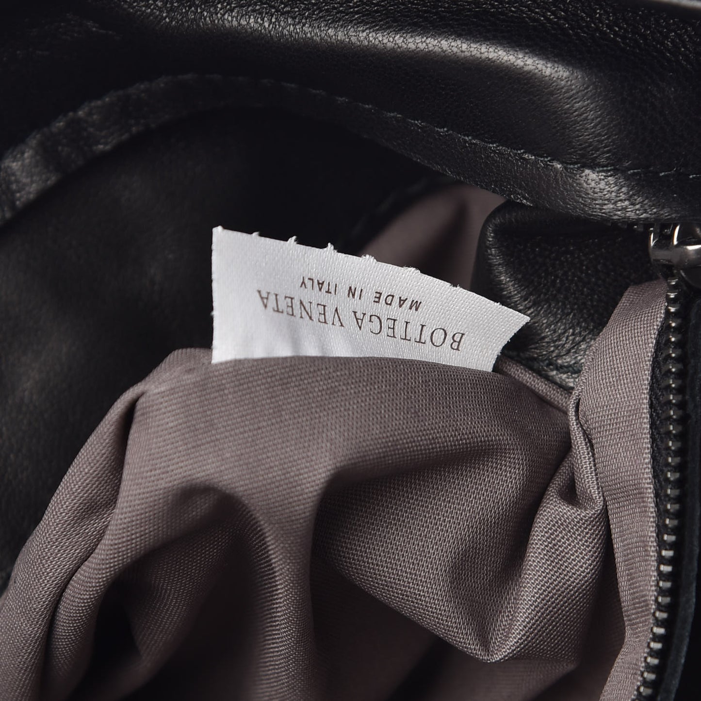 Nappa Intrecciato VN Crossbody Messenger Bag Black