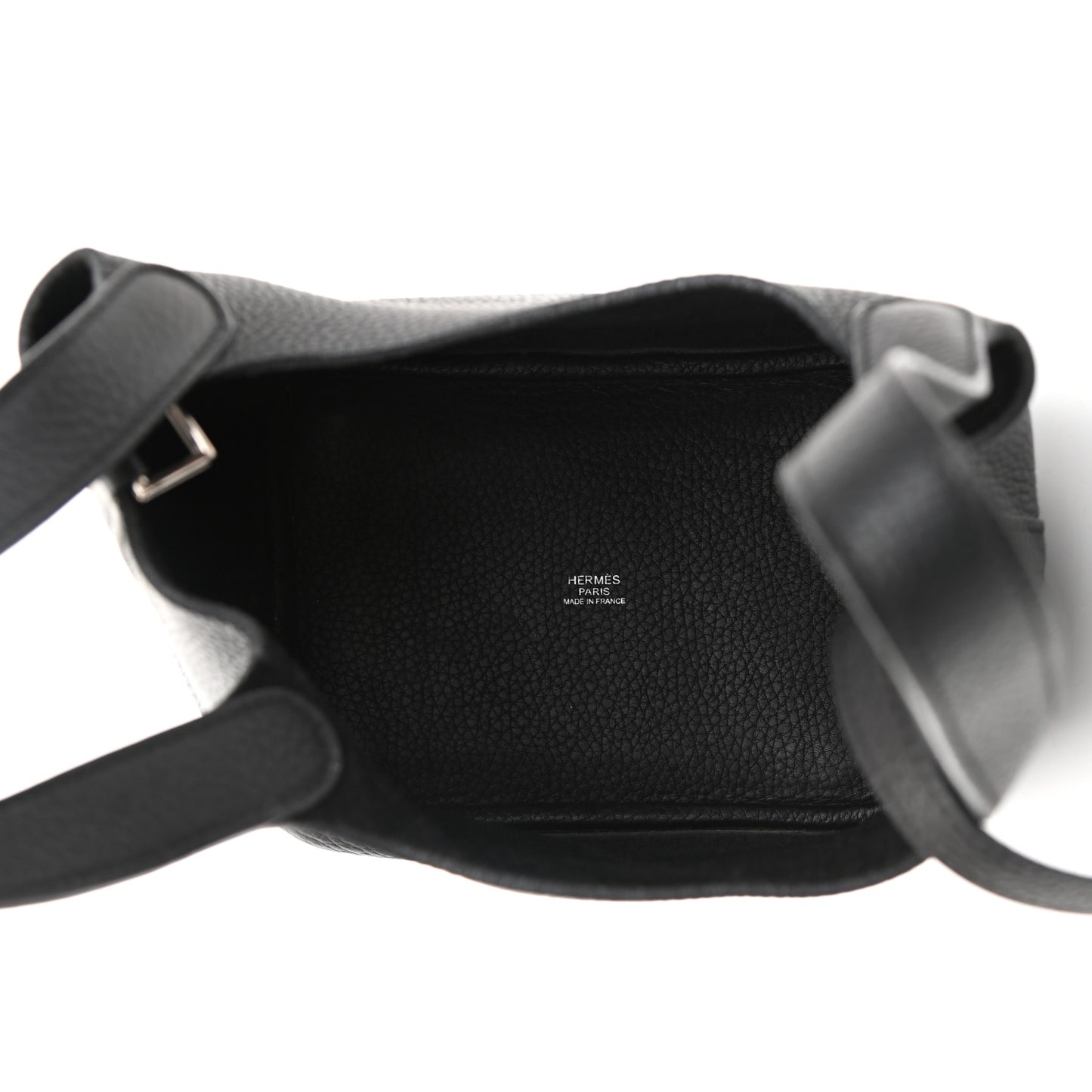 Taurillon Clemence Picotin Lock 18 PM Black