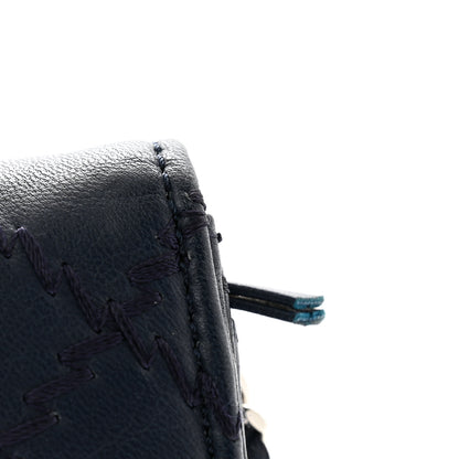 Chanel Lambskin Ultimate Stitch Clutch Flap Navy Blue 17 of 17