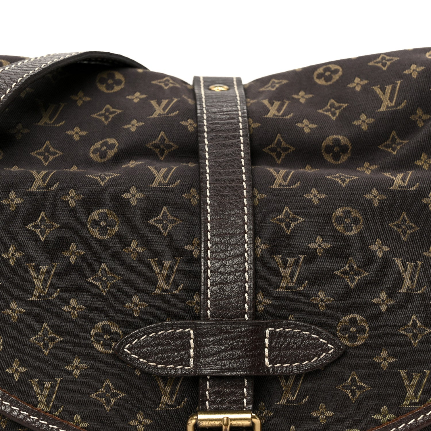 Louis Vuitton Monogram Mini Lin Saumur Ebene 9 of 11