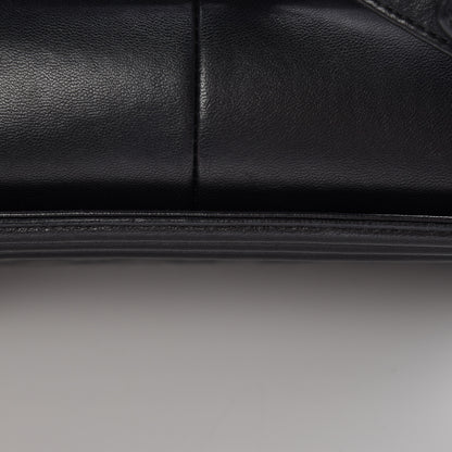 Chanel Lambskin Quilted Medium Boy Flap Black 15 of 17
