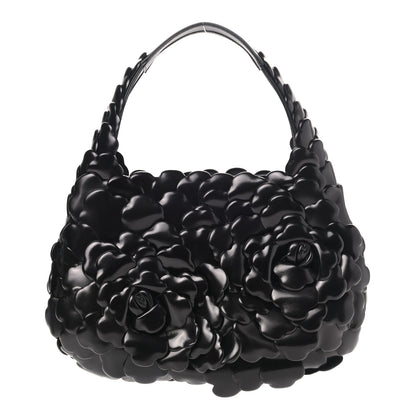 Valentino Garavani Nappa Atelier 03 Rose Edition Small Hobo Black 1 of 7