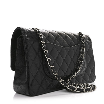 Chanel Caviar Quilted Medium Double Flap Black 3 of 10
