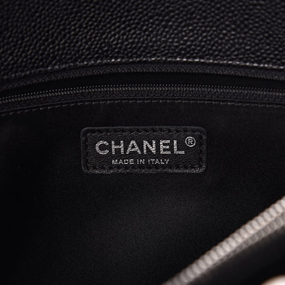 Chanel Caviar Quilted Grand Shopping Tote GST Black 6 of 10