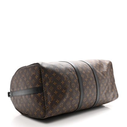 Louis Vuitton Monogram Macassar Keepall Bandouliere 55 3 of 8