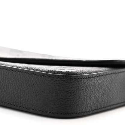 Louis Vuitton Empreinte Pochette Felicie Chain Wallet Black 9 of 9