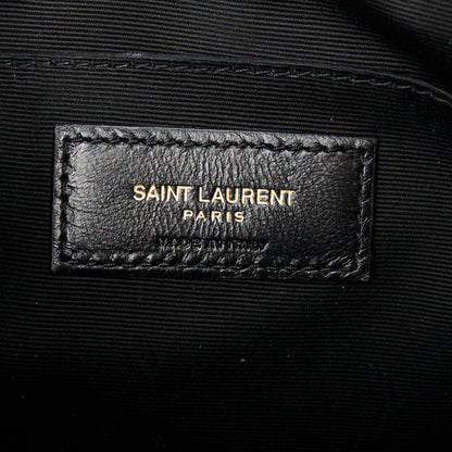 Saint Laurent Calfskin Matelasse Monogram Lou Camera Bag Storm 6 of 11