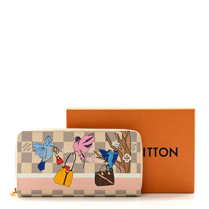 Louis Vuitton Damier Azur 2018 Christmas Animation Zippy Wallet 11 of 11