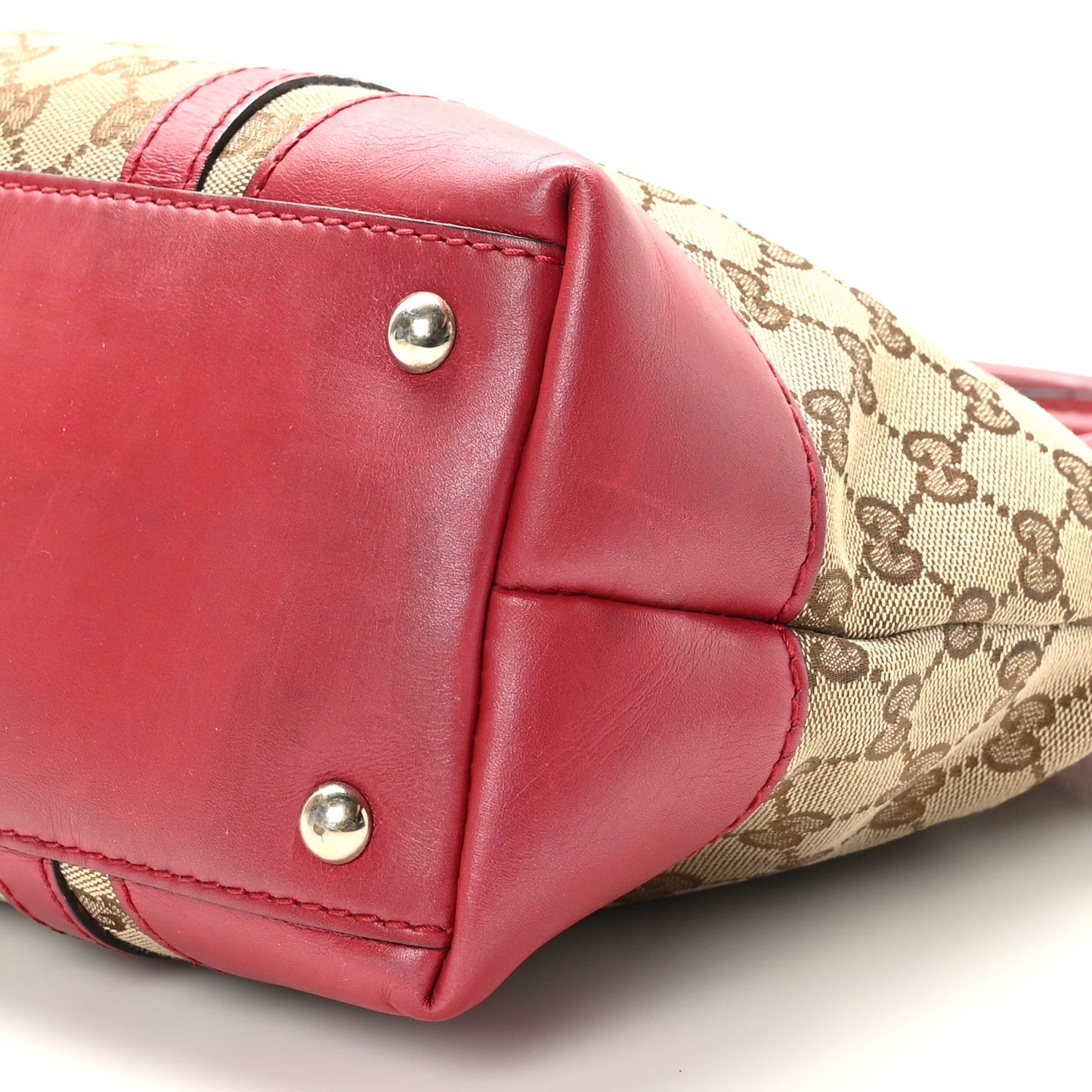 Monogram Small Lovely Heart Tote Red