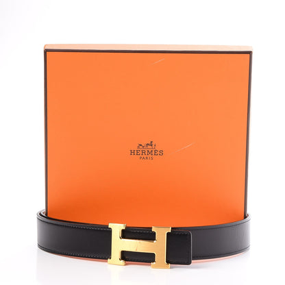 Hermes Box Taurillon Clemence 32mm H Belt 80 Black Gold 7 of 7