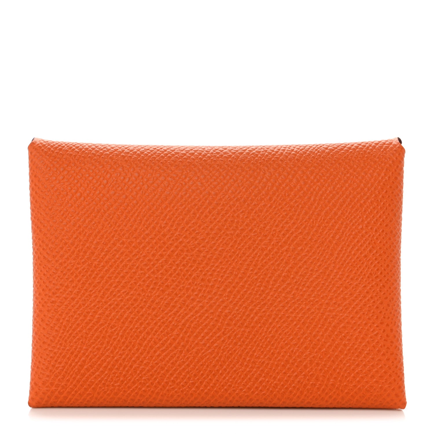 Hermes Epsom Calvi Duo Card Case Orange 1 of 7
