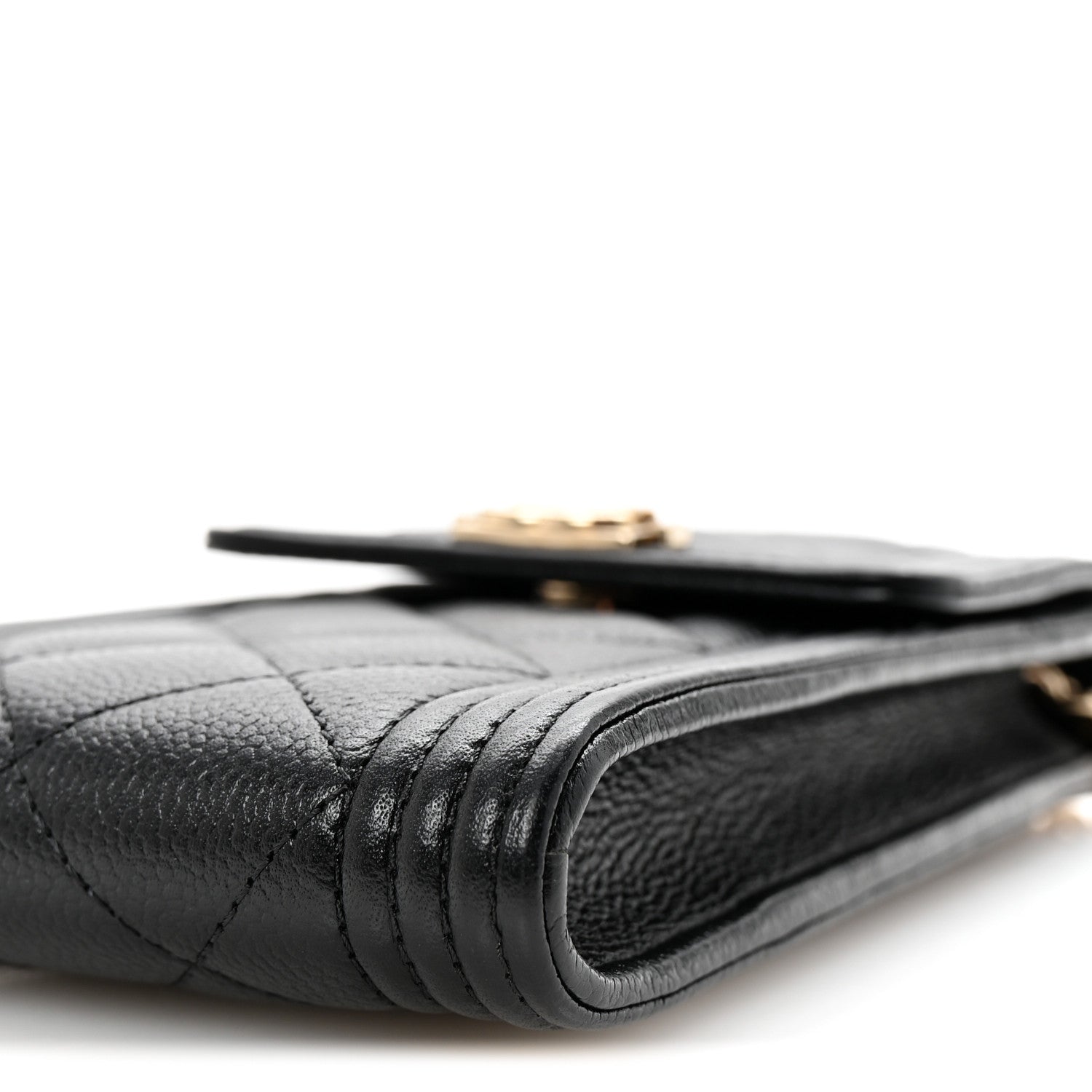 Chanel Caviar Quilted Boy Phone Holder Black 11 of 11