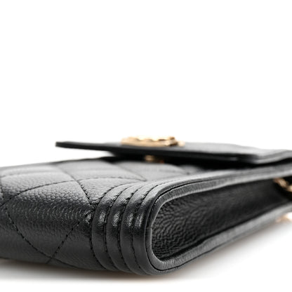 Chanel Caviar Quilted Boy Phone Holder Black 11 of 11
