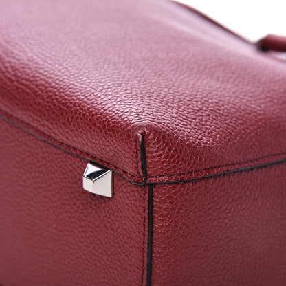 MCM Grained Calfskin Medium Ella Boston Sash Burgundy 11 of 12