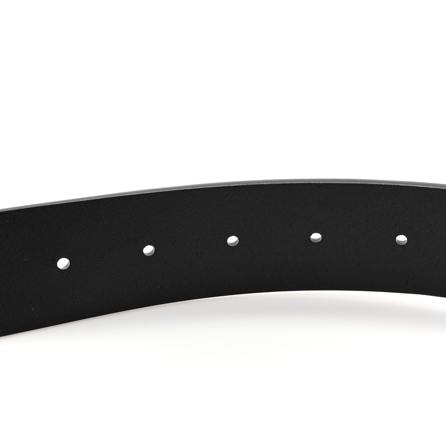 Gucci Selleria Calfskin Nickel Interlocking G 37mm Belt 100 40 Black 4 of 5