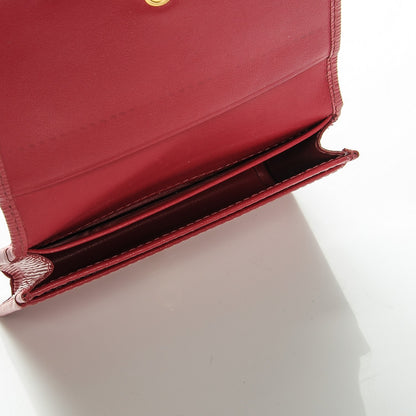 Prada Vitello Move Credit Card Holder Peonia 5 of 6