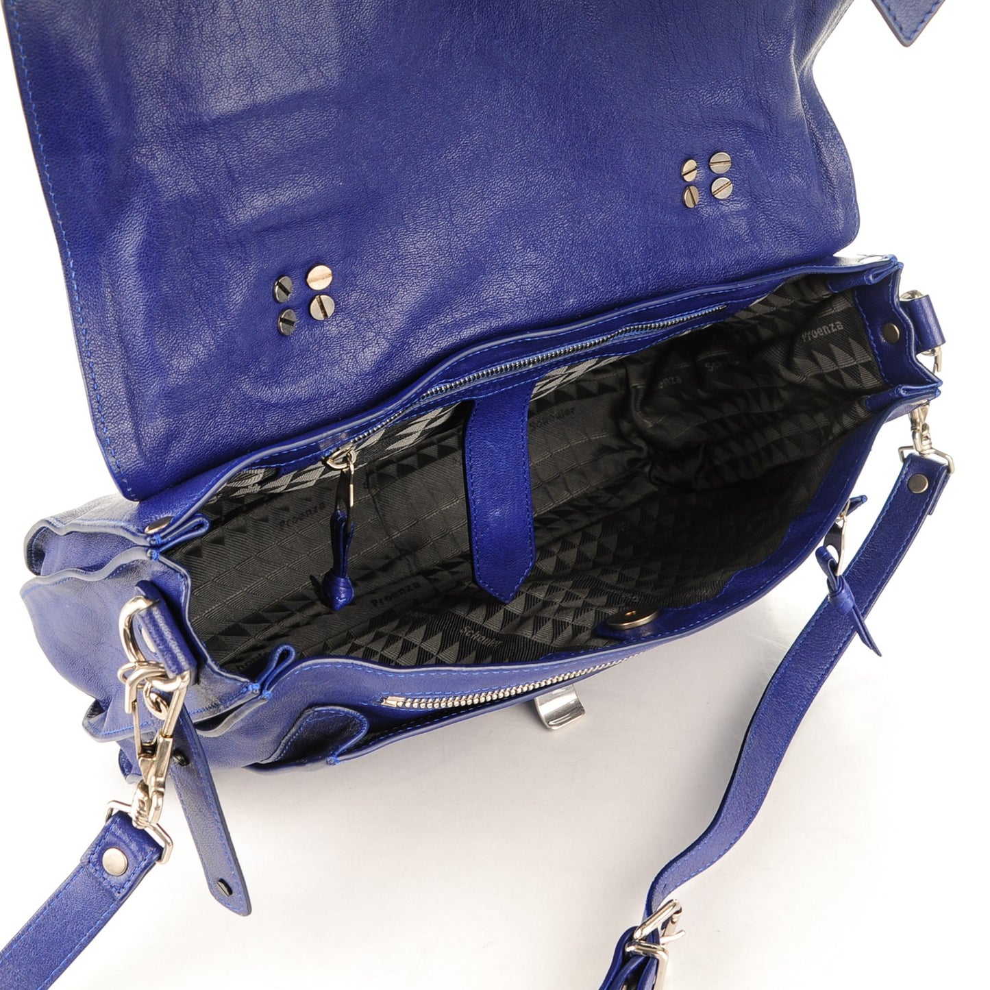 Lambskin Medium PS1 Satchel Cobalt Blue